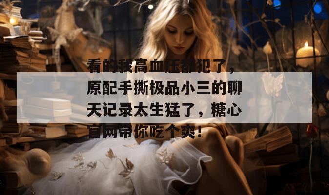 看的我高血压都犯了,原配手撕极品小三的聊天记录太生猛了,糖心官网带你吃个爽!